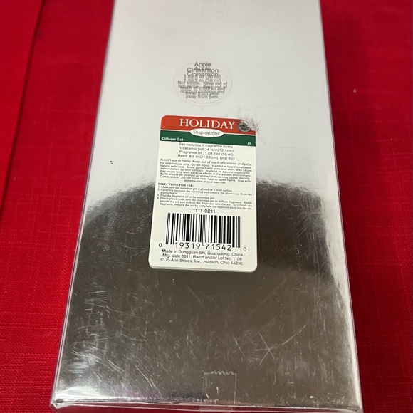 Christmas Snowman Ceramic Reed Difuser Apple Cinnamon New In Box Kitschy Vintage - Picture 4 of 6